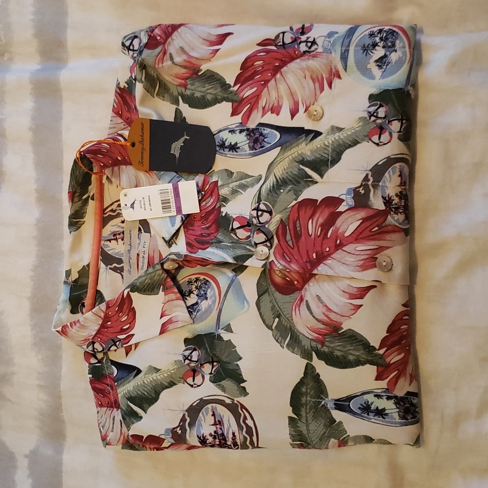 Tommy Bahama-Holiday shirt-XXL
